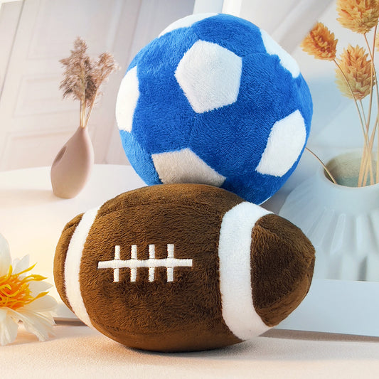 Interactive Plush Dog Toy Ball