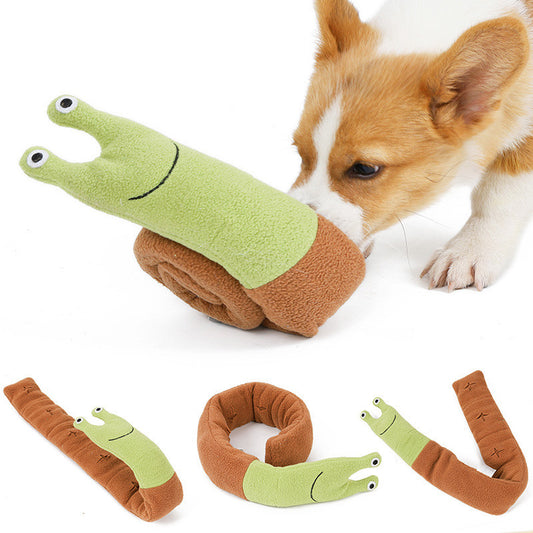 Interactive Snuffle Snail Dog Toy