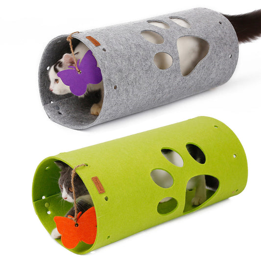 Modular Foldable Cat Tunnel Toy