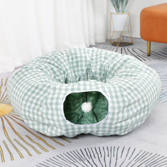 Donut Cat Tunnel Bed