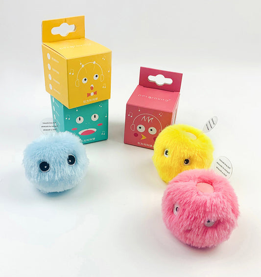 Light-Up Catnip Ball Toy with Sound