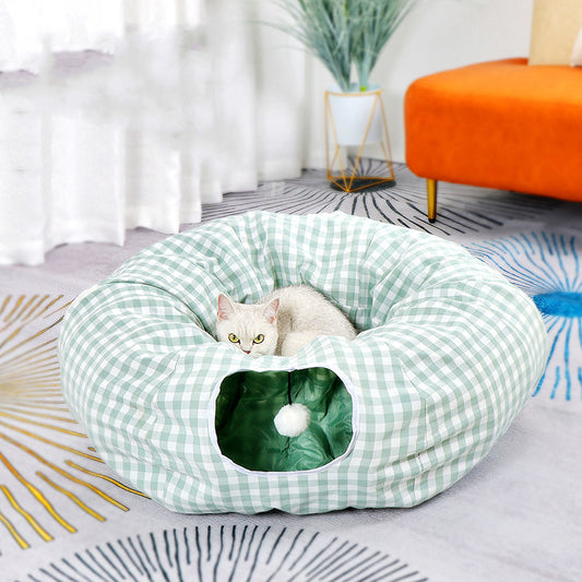 Donut Cat Tunnel Bed