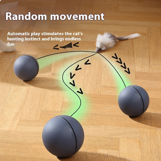 Automatic Rolling Mouse Teaser Ball for Cats and Dogs